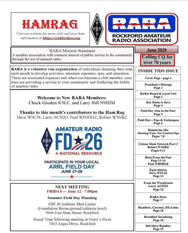 June 2026 Hamrag Cover